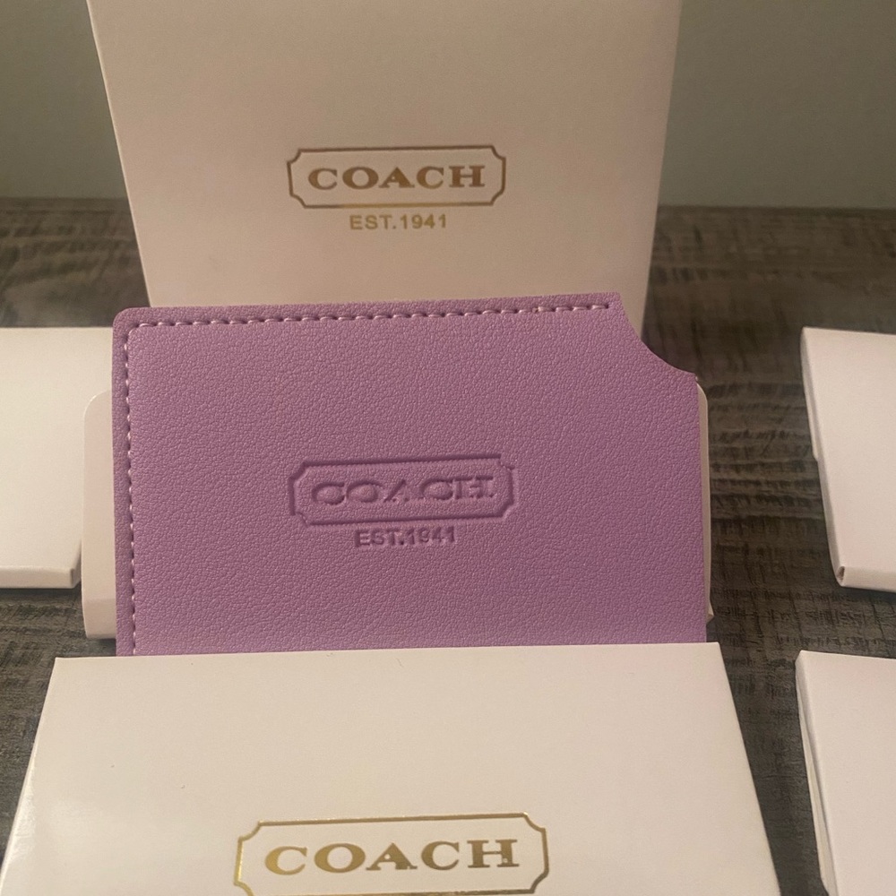 💜 Coach Branded Pocket Card Holders 💜